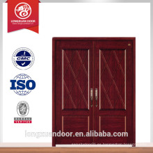 Puertas de entrada puerta doble de madera diseño puerta doble delantera